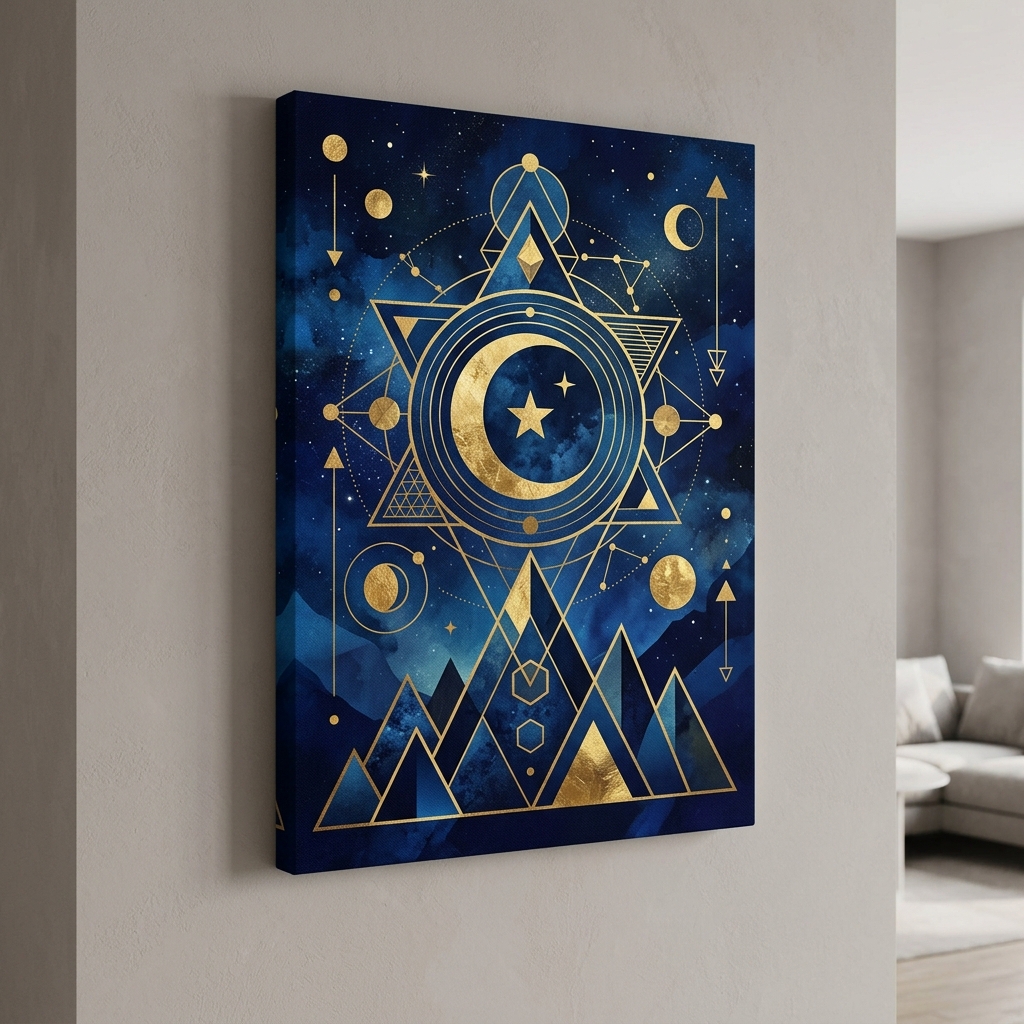 Mermer Doku Minimalist Tablo